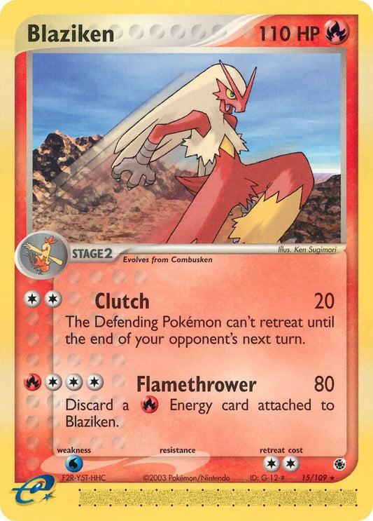 Blaziken - 15/109 - Ruby and Sapphire (RS)