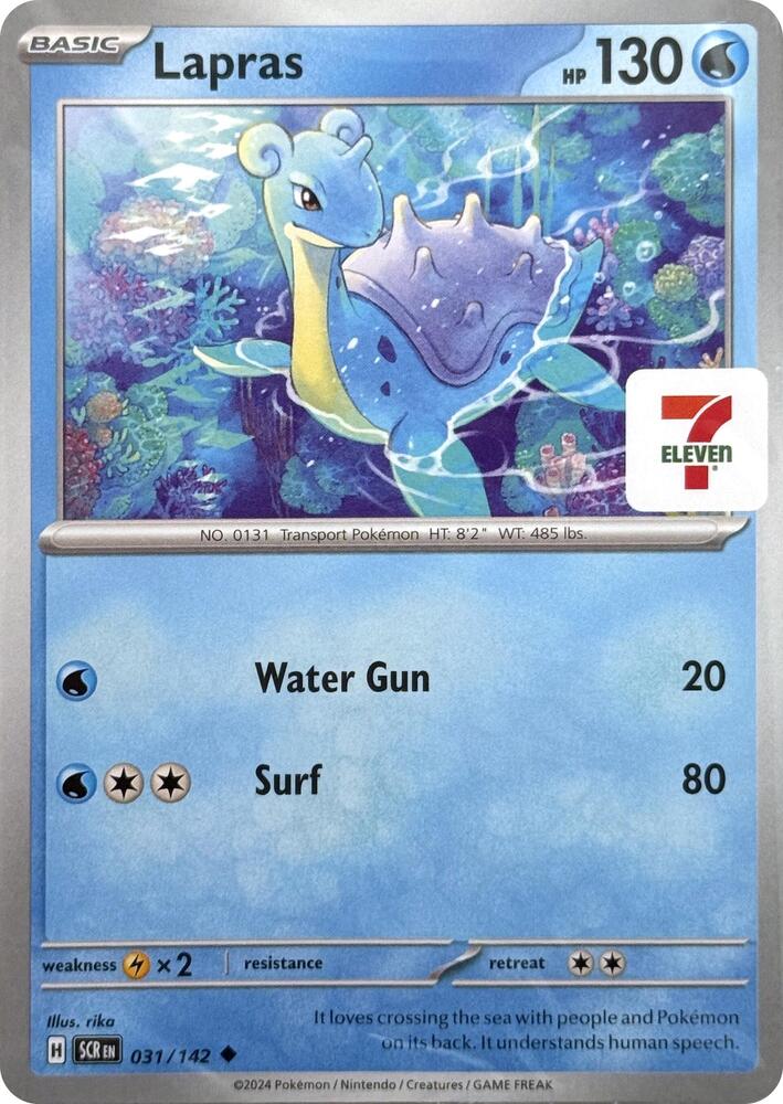 Lapras (7-Eleven Promo) - Miscellaneous Cards & Products (MCAP) - Sealed