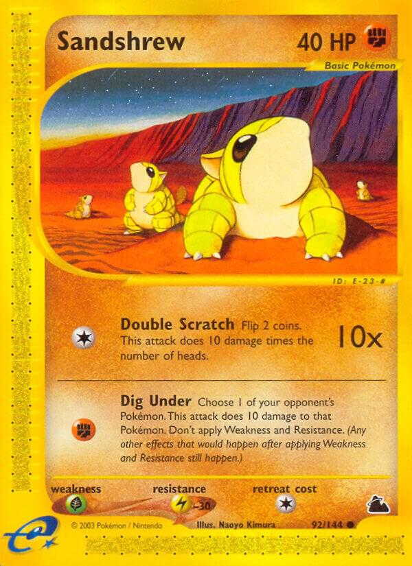 Sandshrew - Skyridge (SK) - Reverse Holo