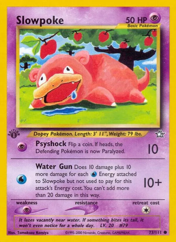 Slowpoke - Neo Genesis (N1) 73/111 Non First edition