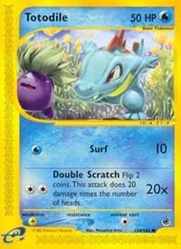 Totodile (134) - Expedition (EX) - Reverse Holo