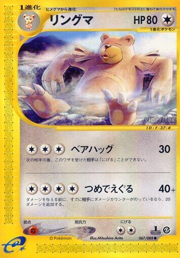 Ursaring - Mysterious Mountains - First Edition
