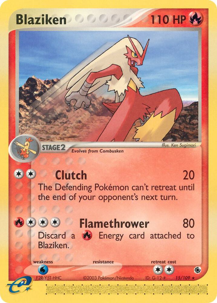 Blaziken - 15/109 - Ruby and Sapphire (RS)