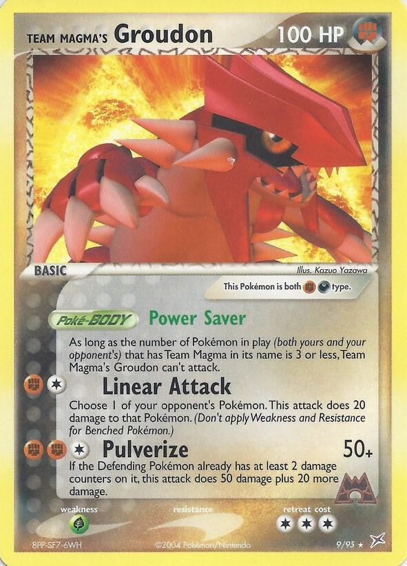 Team Magma's Groudon - 9/95 (EX Team Magma vs Team Aqua) - Deck Exclusives (PR)