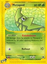 Metapod - Expedition (EX) - Reverse Holo