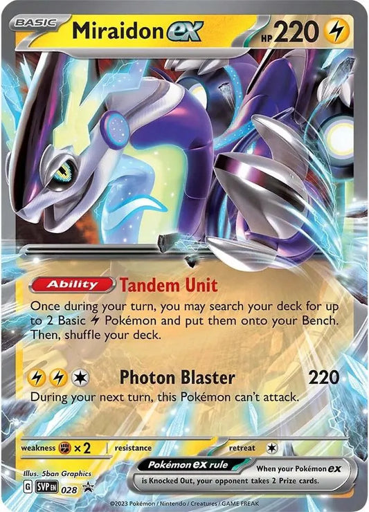 Miraidon ex - 028 - SV: Scarlet & Violet Promo Cards (SVP)