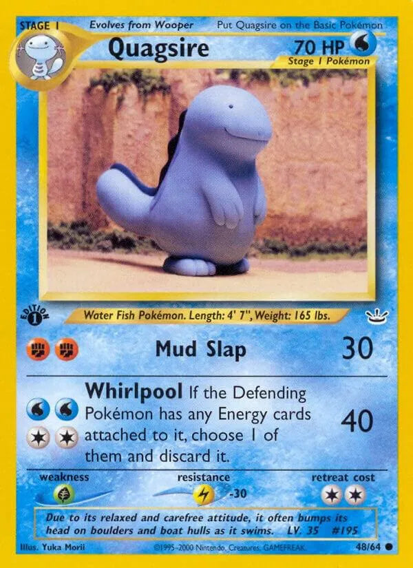 Quagsire - Neo Revelation (N3) - Non First Edition