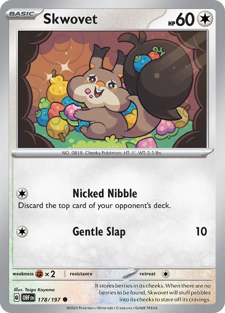 Skwovet - SV03: Obsidian Flames (OBF)