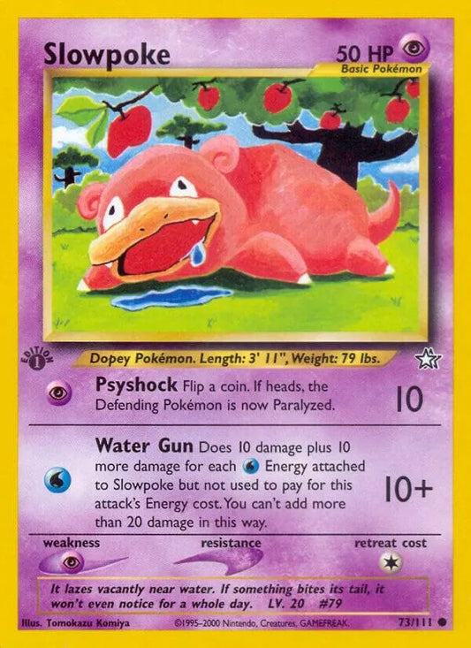 Slowpoke - Neo Genesis (N1) 73/111 Non First edition