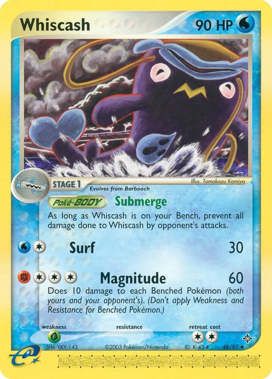 Whiscash - Dragon (DR) 48 Reverse Holo