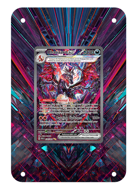 Shiny Charizard Extended Art with Magnetic Acrylic Frame [No Card]