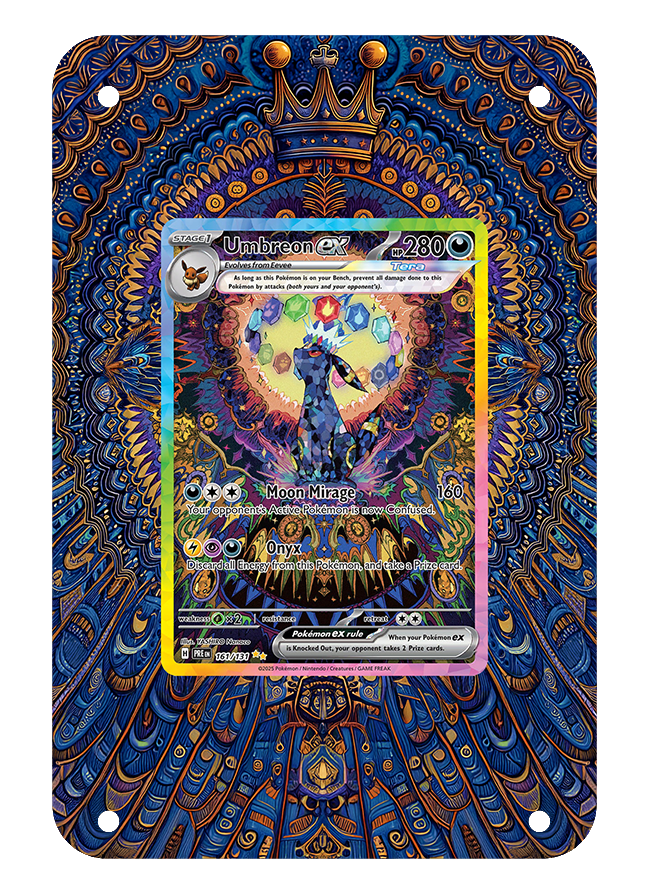 Umbreon Ex Extended Art with Magnetic Acrylic Frame [No Card]