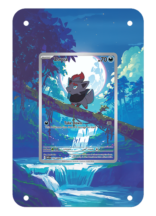 Zorua Extended Art with Magnetic Acrylic Frame [No Card]